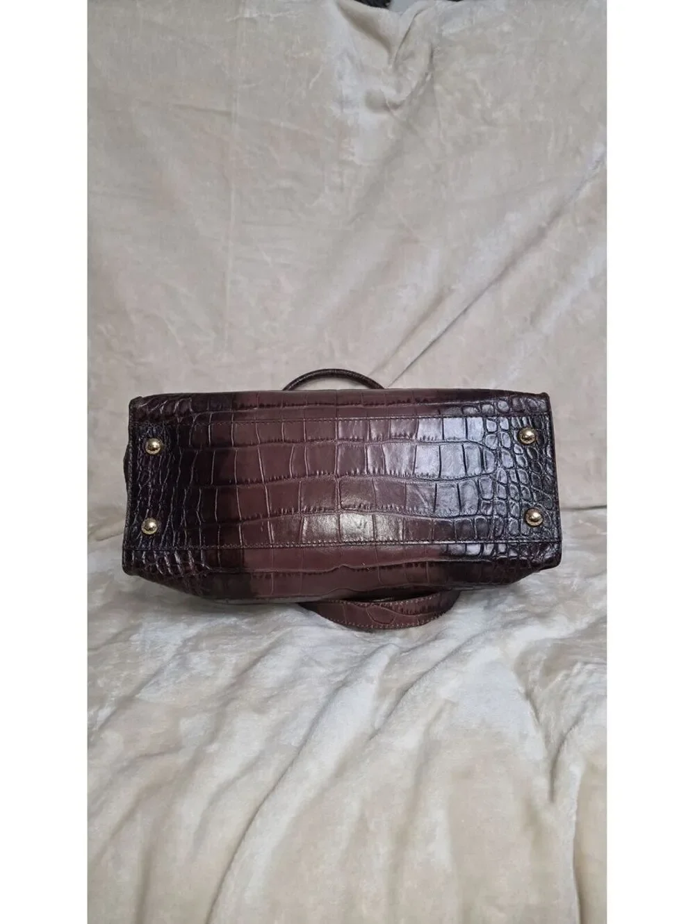 16. Michael Kors Hamilton Crocodile Embossed Tote Bag